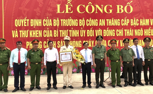 Tôn vinh hành động dũng cảm cứu 4 người đuối nước của đồng chí Thái Ngô Hiếu