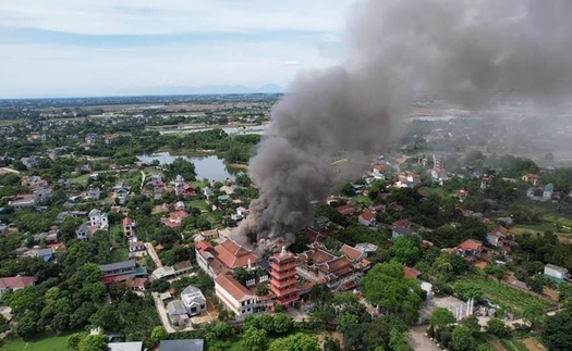 Hà Nội: Đề nghị điều tra, làm rõ nguyên nhân cháy chùa Hòa Phúc