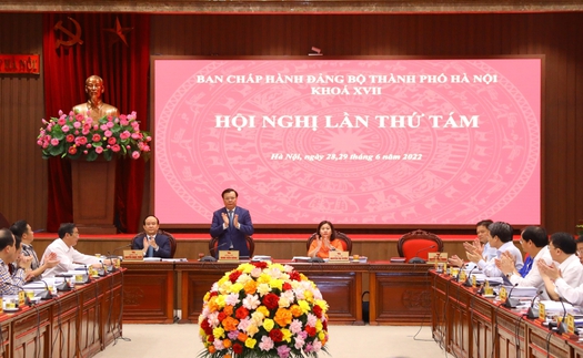 Hội nghị lần thứ 8 Ban chấp hành Đảng bộ thành phố Hà Nội