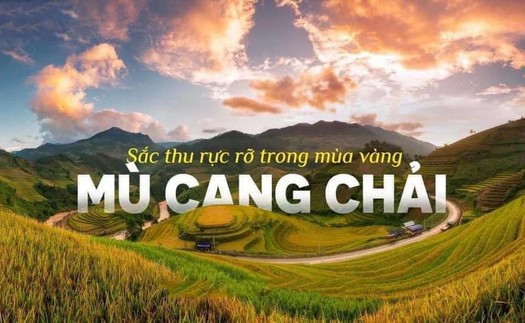 Khám phá Mù Cang Chải mùa lúa chín từ máy bay trực thăng