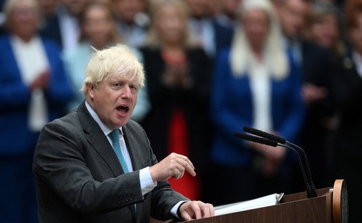 Ông Boris Johnson phát biểu từ chức Thủ tướng Anh