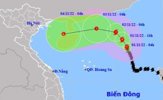 Bão số 7 ít có khả năng ảnh hưởng trực tiếp đến đất liền nước ta