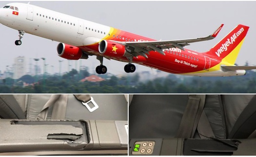 Ghế ngồi vỡ nát, thái độ nhân viên kém, khách hàng bức xúc với Vietjet