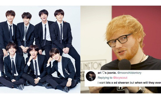 BTS và Ed Sheeran: một 'phép cộng' đáng mong chờ!