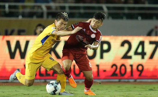 VIDEO: Bàn thắng và Highlighs TPHCM 2-1 SLNA, V-League 2019 vòng 11