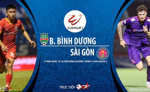 Soi kèo nhà cái Bình Dương vs Sài Gòn. Trực tiếp bóng đá Việt Nam