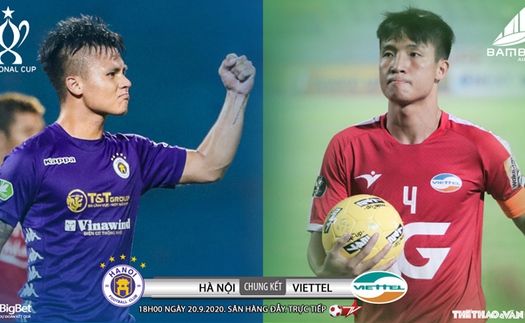 Soi kèo nhà cái Hà Nội vs Viettel. Trực tiếp bóng đá chung kết cúp Quốc gia. BĐTV