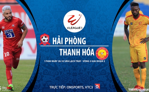 VIDEO: Soi kèo nhà cái. Hải Phòng vs Thanh Hóa. Trực tiếp bóng đá Việt Nam 2020