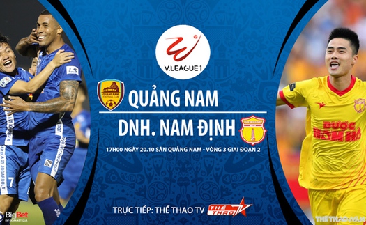 VIDEO: Soi kèo nhà cái. Quảng Nam vs Nam Định. Trực tiếp bóng đá Việt Nam 2020