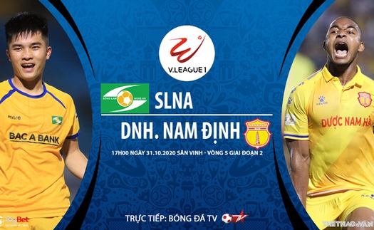 VIDEO: Soi kèo nhà cái. SLNA vs Nam Định. Trực tiếp bóng đá Việt Nam 2020