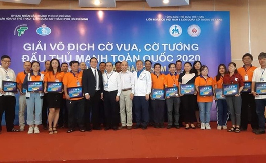 Khởi tranh giải cờ Vua, cờ Tướng đấu thủ mạnh toàn quốc Cúp Nam Á Bank 2020