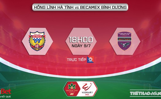 VIDEO Hà Tĩnh vs Bình Dương: VTV6 trực tiếp bóng đá, dự đoán bóng đá V-League 2022