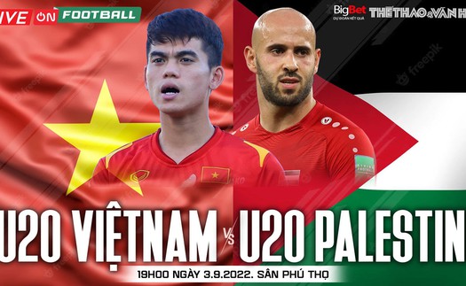 Soi kèo nhà cái U20 Việt Nam vs U20 Palestine. Nhận định, dự đoán bóng đá giao hữu quốc tế (19h00, 3/9)