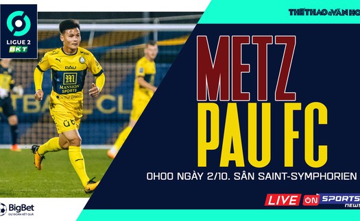 Soi kèo nhà cái Metz vs Pau FC. Nhận định, dự đoán bóng đá Ligue 2 (0h00, 2/10)