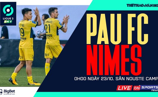 Soi kèo nhà cái Pau FC vs Nimes. Nhận định, dự đoán bóng đá Ligue 2 (0h00, 23/10)