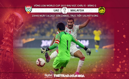 VIDEO Soi kèo nhà cái UAE vs Malaysia. Trực tiếp bóng đá vòng loại World Cup 2022