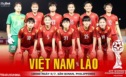 VIDEO Nữ Việt Nam vs Lào: VTV6 trực tiếp bóng đá, dự đoán bóng đá nữ Đông Nam Á (18h00, 9/7)