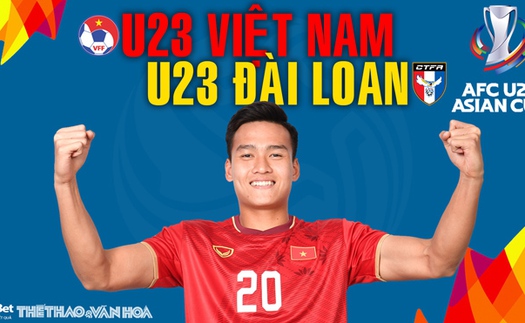 VIDEO U23 Việt Nam vs U23 Đài Loan, vòng loại U23 châu Á 2022