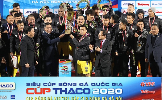 Siêu Cup quốc gia và bước chạy đà suôn sẻ