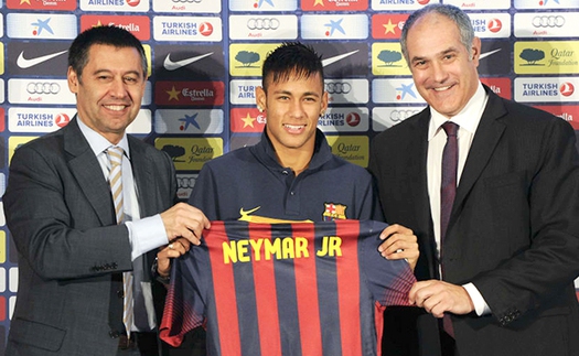 Barcelona thoát khỏi kiện tụng liên quan tới Neymar