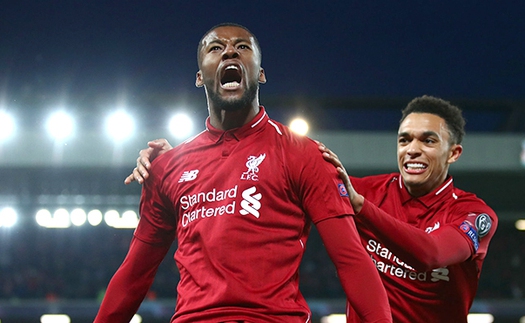 Liverpool sống lại nhờ những siêu anh hùng Wijnaldum và Origi