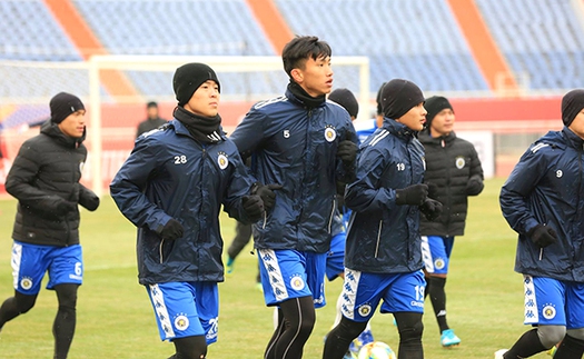 14h30 ngày 19/2: Shandong Luneng - Hà Nội FC: Thử thách giữa mưa tuyết