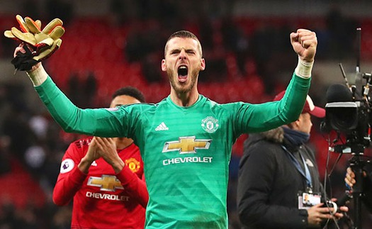 M.U: De Gea và mức lương điên rồ 500.000 bảng/tuần