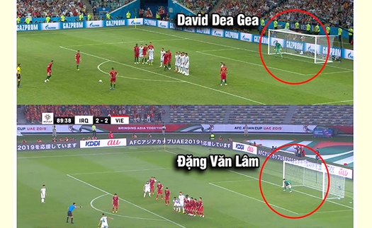 Giá mà Văn Lâm là De Gea?