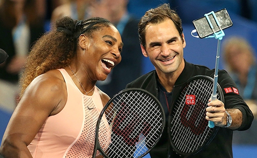 Roger Federer lần đầu so tài cùng… Serena Williams: Phấn khích và tiếc nuối