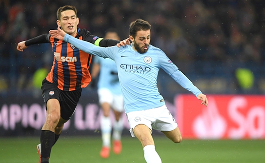 Man City vs Shakhtar: Bernardo Silva sẽ giúp Man City vơi nỗi nhớ De Bruyne