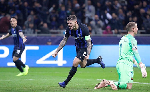 Inter: Icardi sút tung lưới Barca, khẳng định Argentina không chỉ có Messi là sát thủ