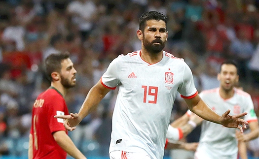 Tây Ban Nha vs Ma rốc: Sống nhờ Diego Costa. Trực tiếp VTV6 (01h, 26/6)