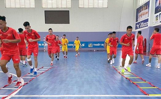 Futsal Việt Nam tự tin hoàn thành mục tiêu lớn