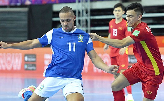 Futsal Việt Nam thua đậm Brazil là bình thường!