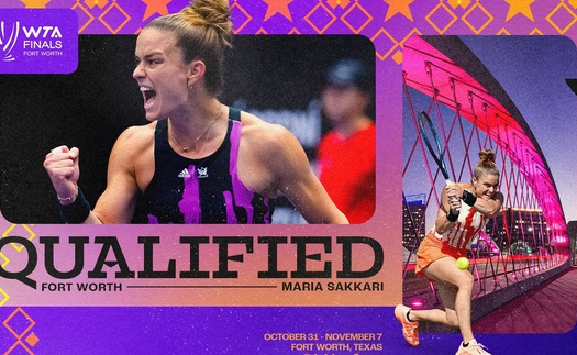 Sakkari giành vé cuối dự WTA Finals 2022