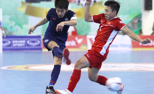 Việt Nam quyết chiến Thái Lan ở bán kết futsal Đông Nam Á