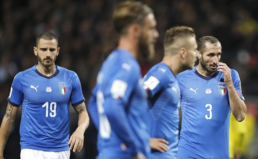 Italy - Thụy Điển (lượt đi 0-1): Chiến thắng, hay là chìm trong nhục nhã?