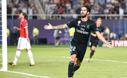 Real Madrid không cần lo sợ mất Isco vì anh chỉ hạnh phúc khi ở Bernabeu