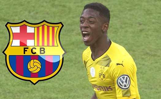 Barcelona 'tấn công' Ousmane Dembele vì... Deulofeu