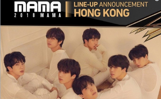 Giải MAMA 2018: BTS đã tới xứ Hương Cảng, Song Joong Ki dẫn chương trình