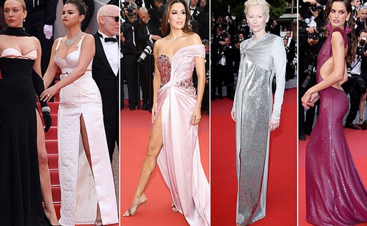 Thảm đỏ LHP Cannes 2019: Selena Gomez ‘đẫy đà’, Romee Strijd mặc váy ‘xuyên thấu’