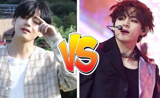 V BTS tiết lộ sự khác biệt giữa con người thật và trên sân khấu