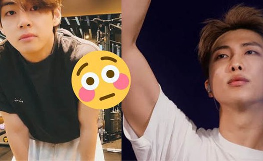 Fan ‘phát sốt’ khi ngắm những hình ảnh RM và V BTS tập gym