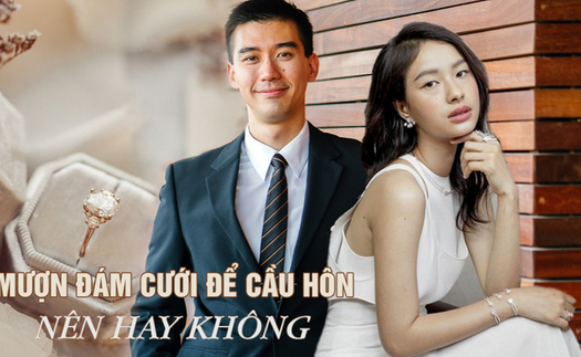 Cầu hôn trong đám cưới người khác là lộn xộn và kém duyên?