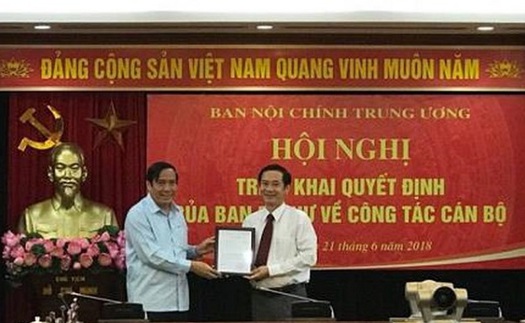 Đồng chí Nguyễn Thái Học giữ chức Phó Trưởng Ban Nội chính Trung ương