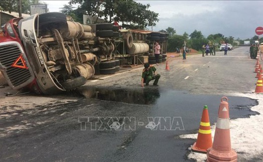 Quảng Trị: Tai nạn giao thông nghiêm trọng khiến 3 người thương vong