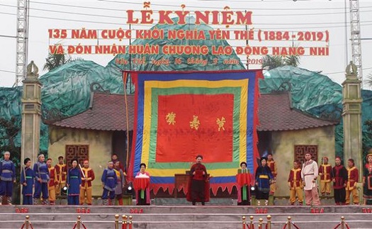 Kỷ niệm 135 năm Cuộc khởi nghĩa Yên Thế