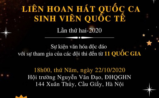 Nhạc sĩ Giáng Son làm giám khảo Liên hoan hát quốc ca sinh viên quốc tế