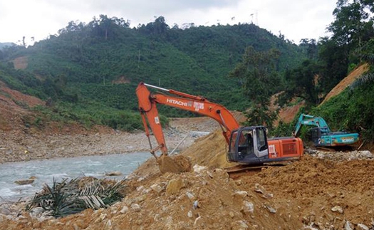 Vụ sạt lở tại Thủy điện Rào Trăng 3: Quyết tâm vượt mọi khó khăn tìm kiếm các nạn nhân mất tích