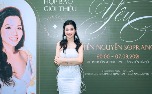 Hiền Nguyễn Soprano 'jazz hoá' thính phòng trong live concert 'Yêu'